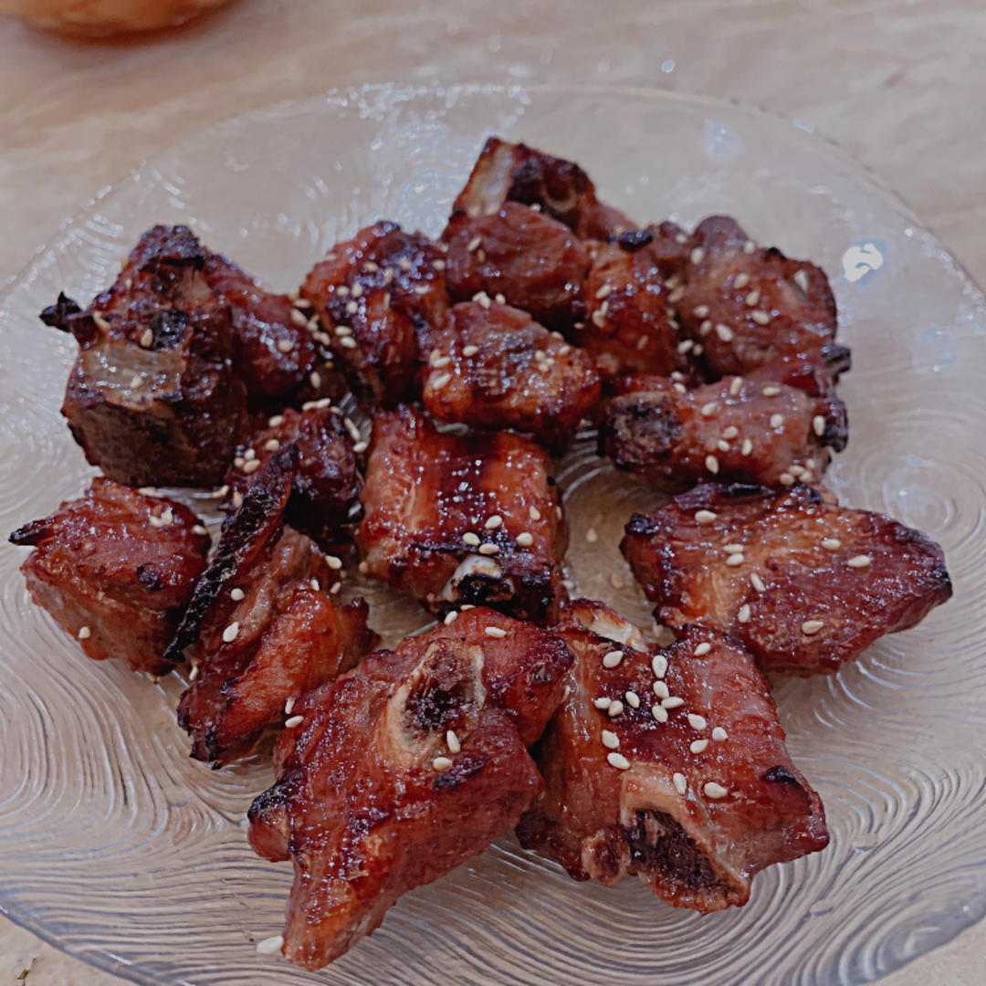 空气炸锅版广式蜜汁烧排骨