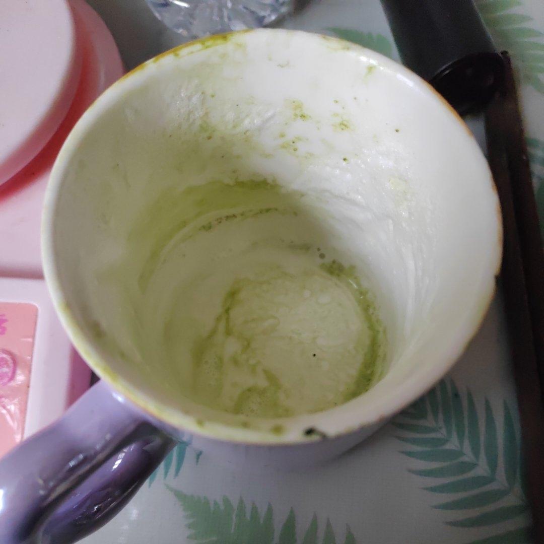 咖啡机做抹茶拿铁