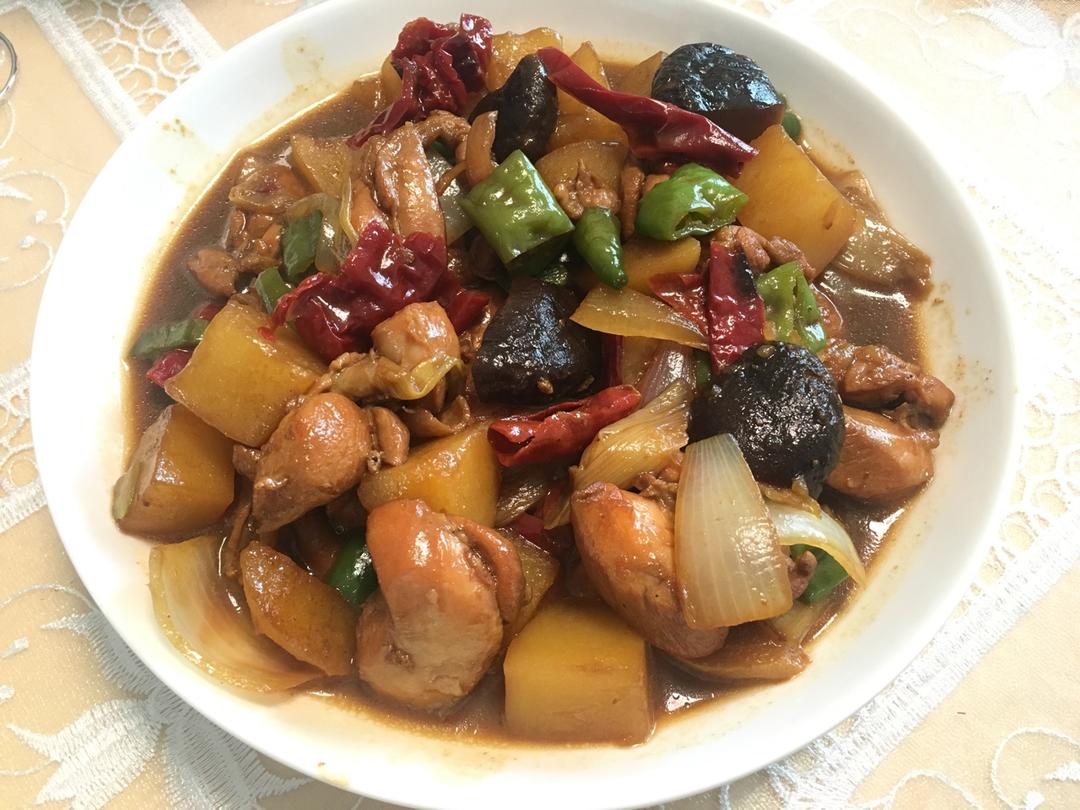 黄焖鸡米饭