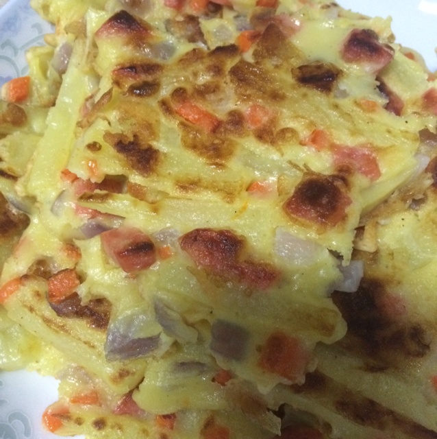 土豆洋葱煎饼