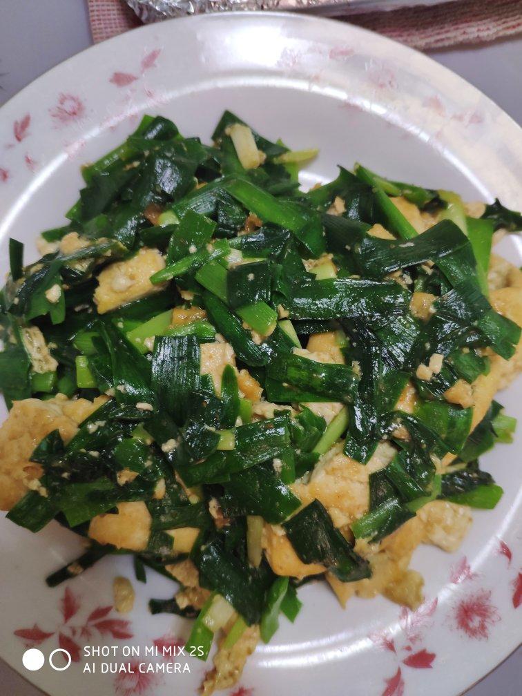 韭菜豆腐