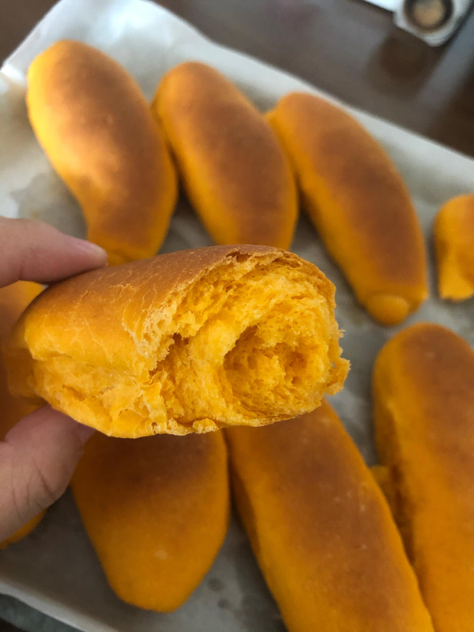 胡萝卜小面包，小朋友最爱！