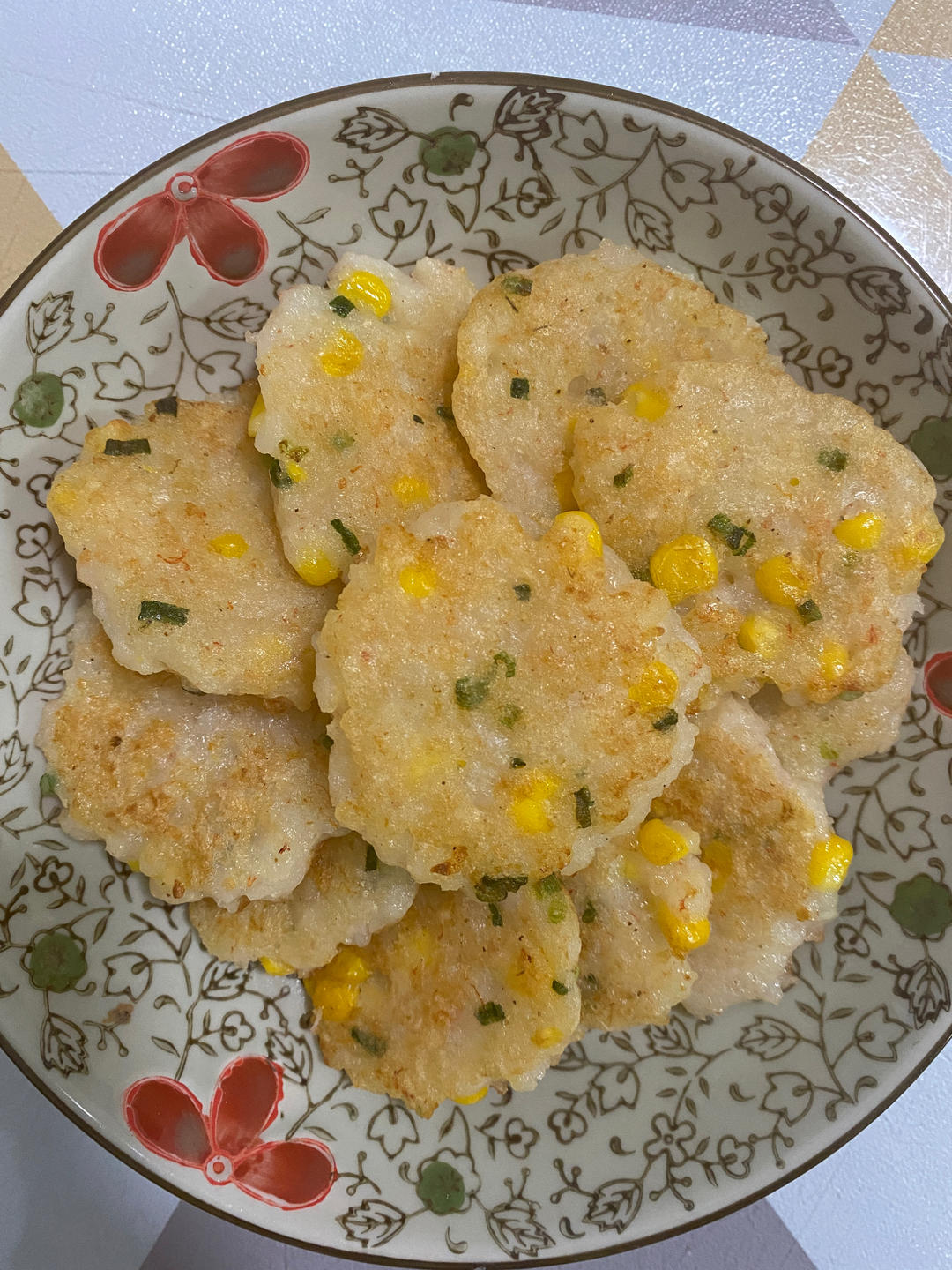 自制虾饼