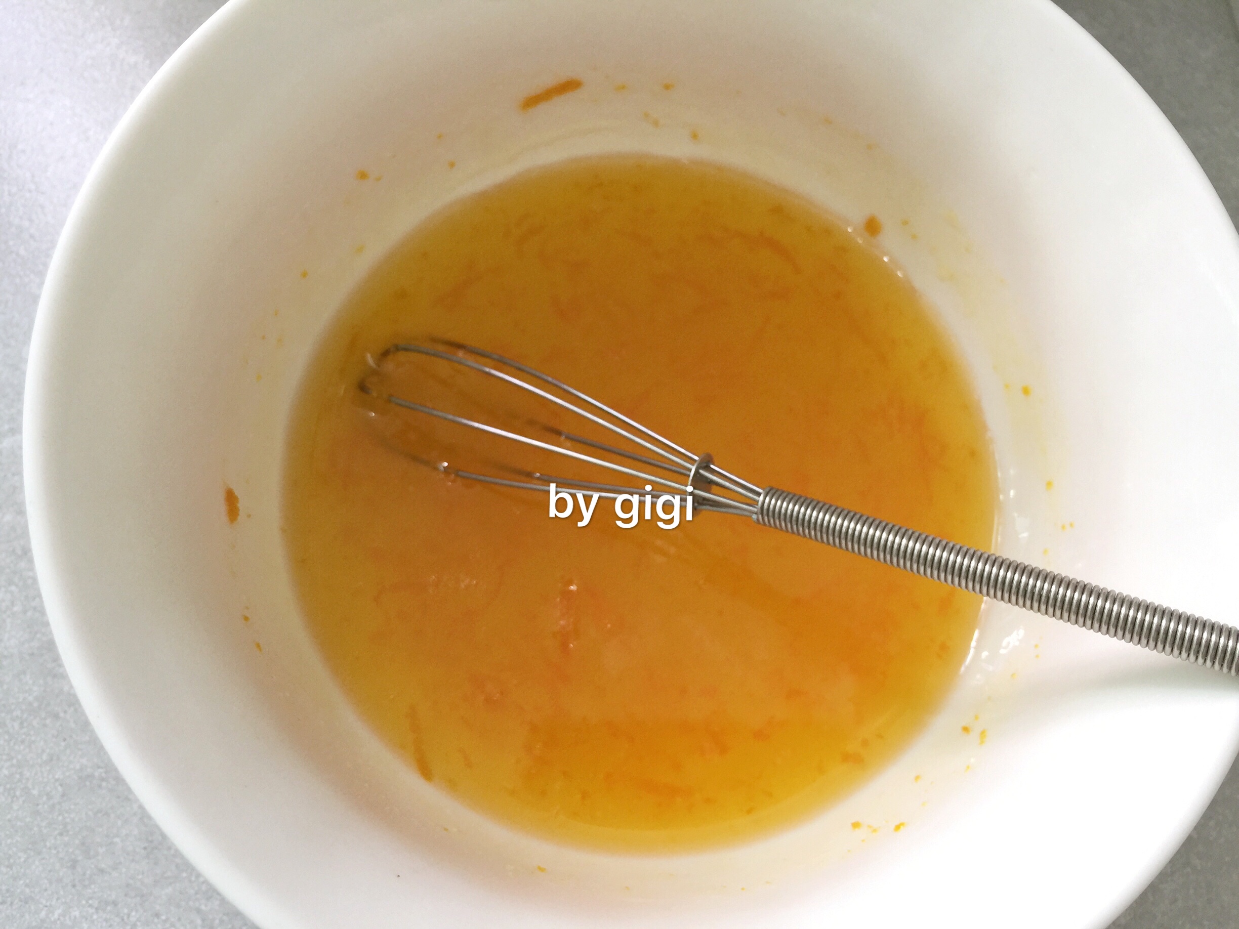 香橙焦糖水果脆藍的做法 步骤1