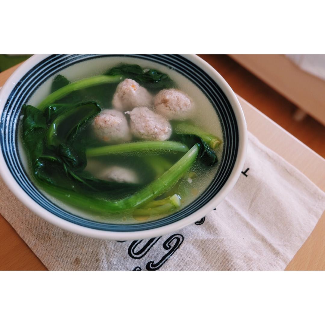 手工肉丸汤