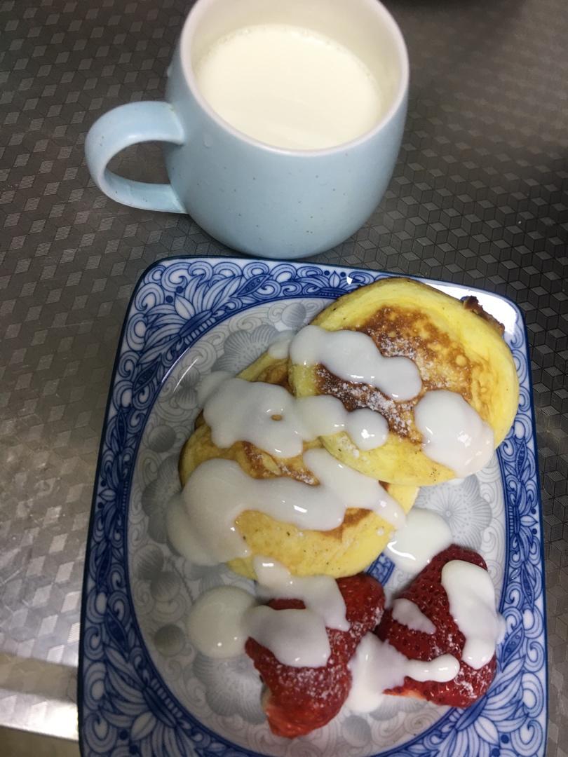松软喷香的日式松饼舒芙蕾~