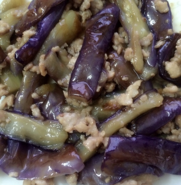 红烧肉沫茄子