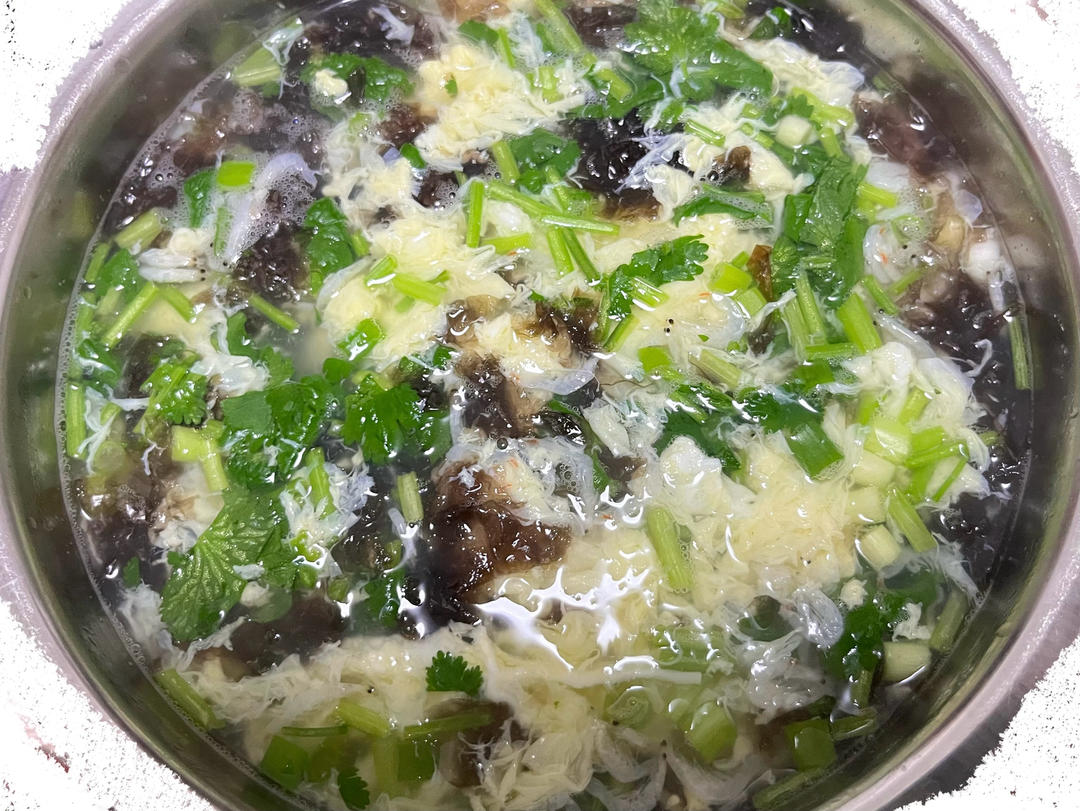 最鲜美好喝的「紫菜蛋花汤」