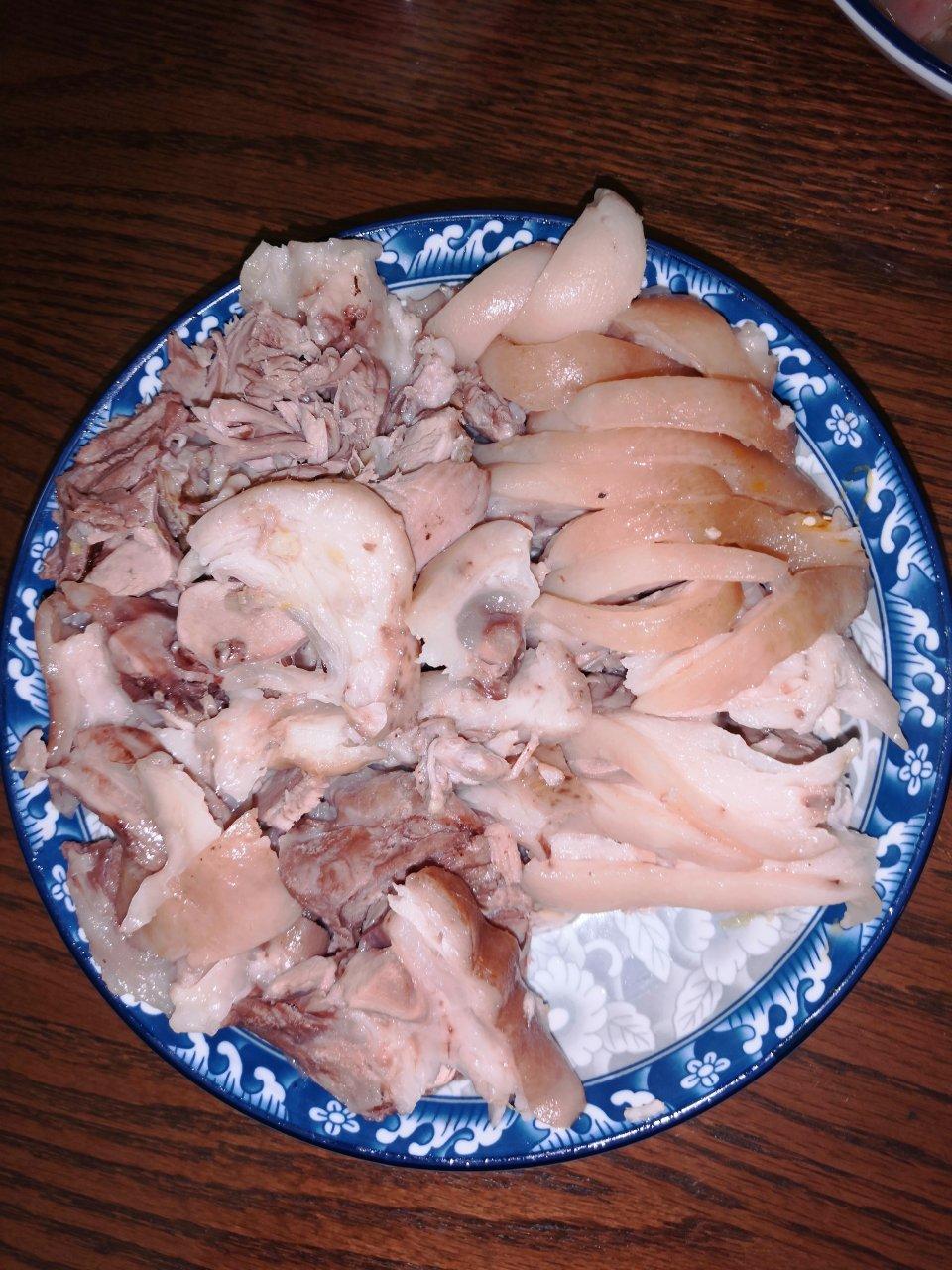 爱胖胖0428做的白切猪肘