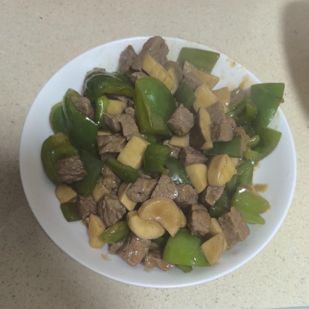 杏鲍菇牛肉粒