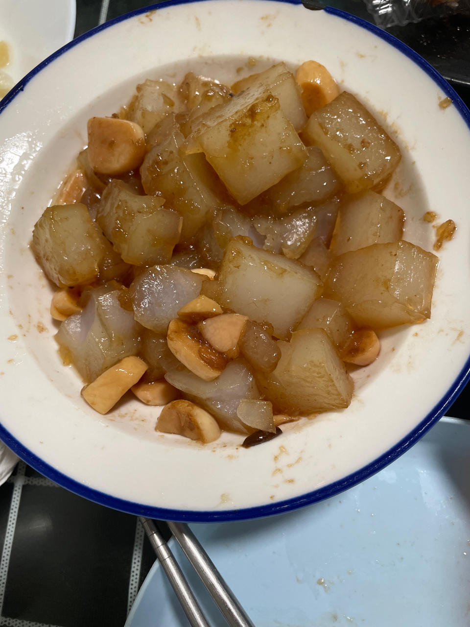 【减脂系列1⃣️】清炒粉块（麻腐）                                       适合夏日的快手爽口小炒
