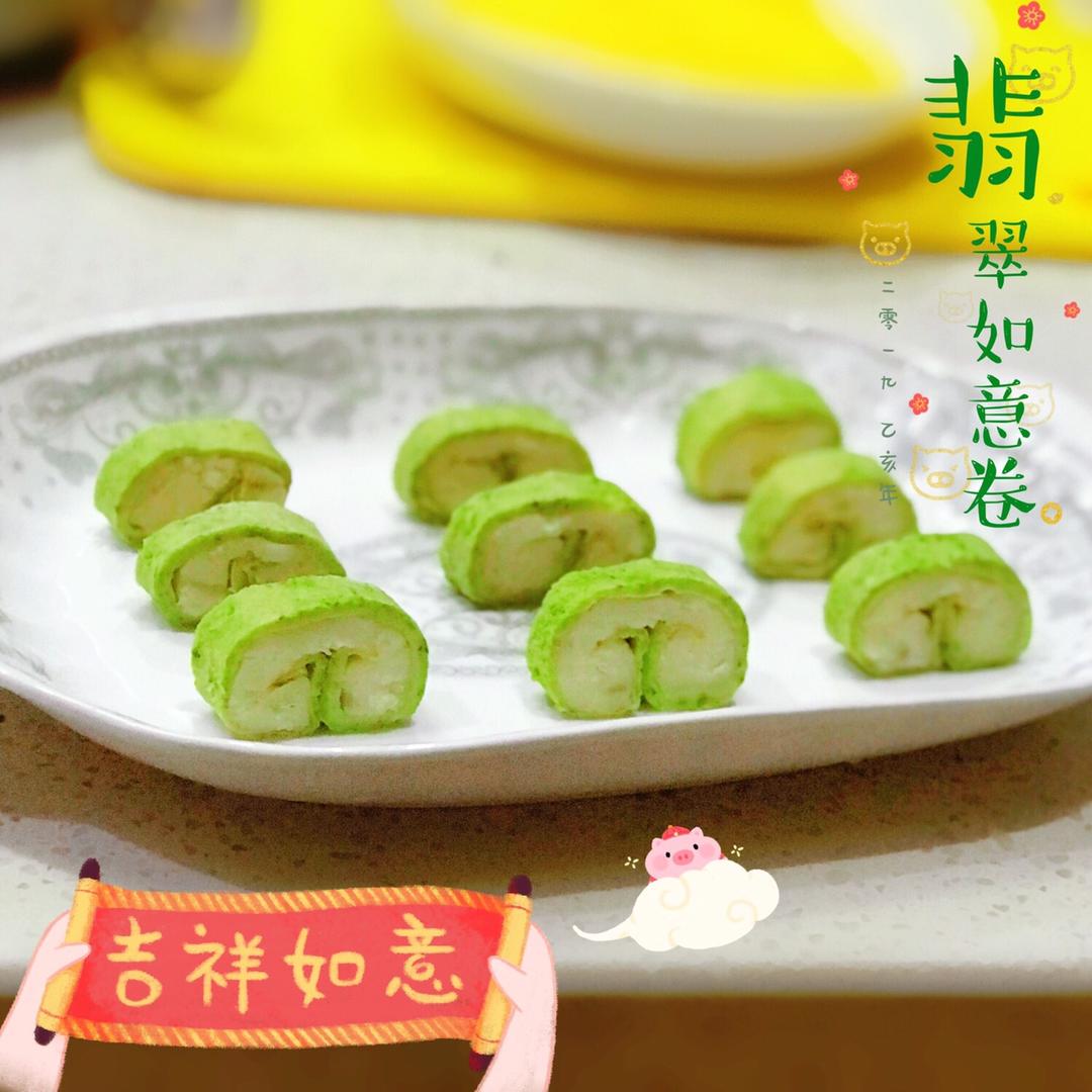 翡翠山药泥卷 宝宝辅食食谱