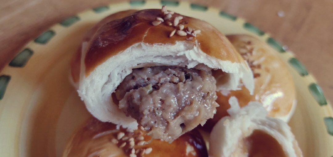 酥皮鲜肉月饼～酥的掉渣