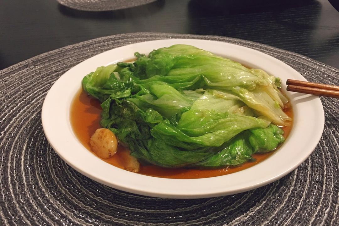 我是骚尼的爱立信做的鱼露炒唐生菜