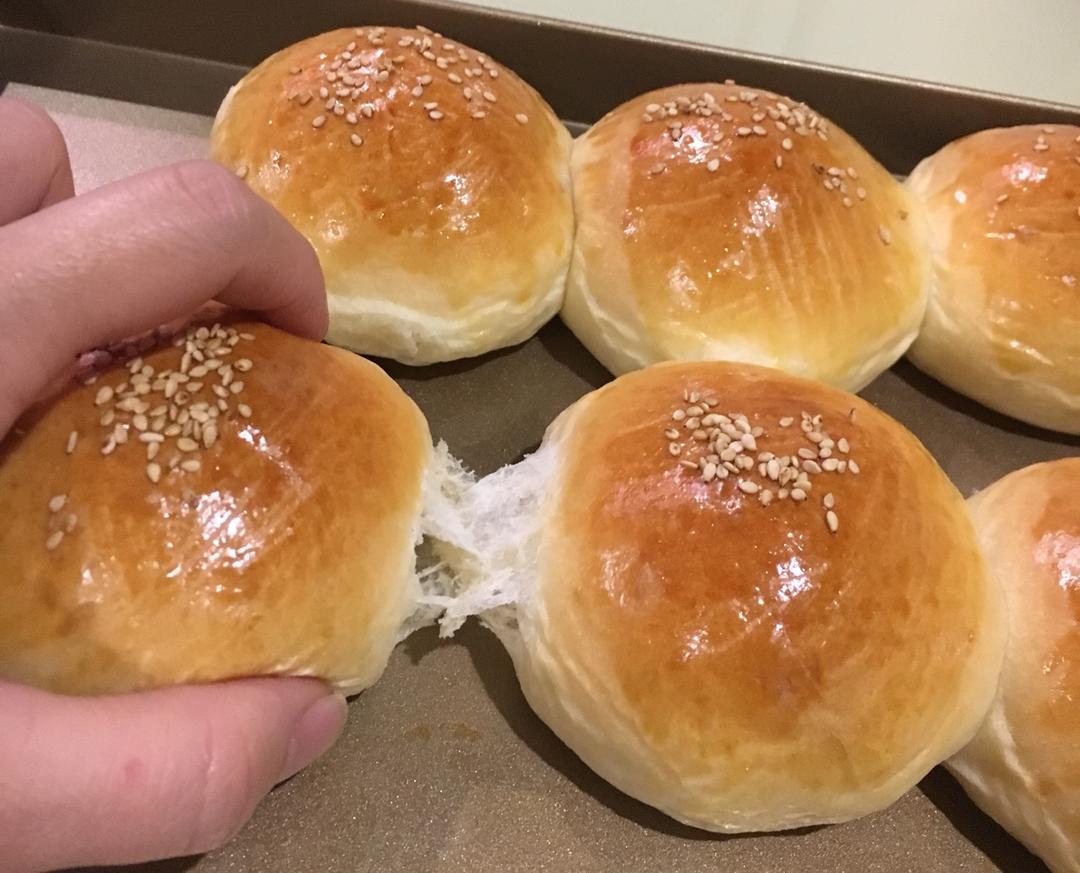 森宝妈123做的淡奶油软面包