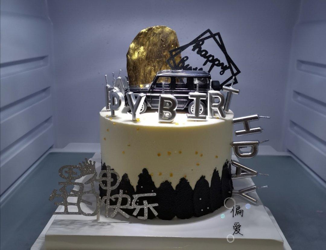 工程车生日蛋糕