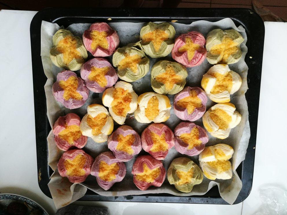 花开富贵之四种口味的椰蓉开口酥