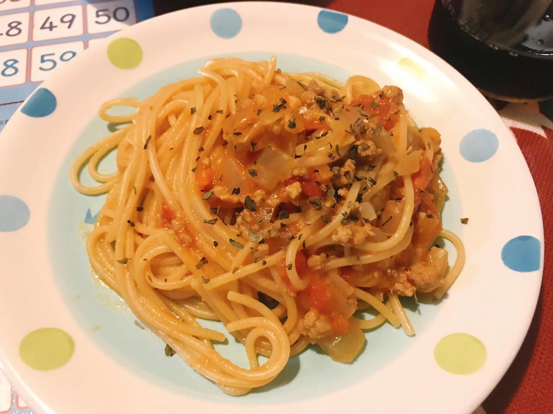 番茄肉酱意大利面-家常版