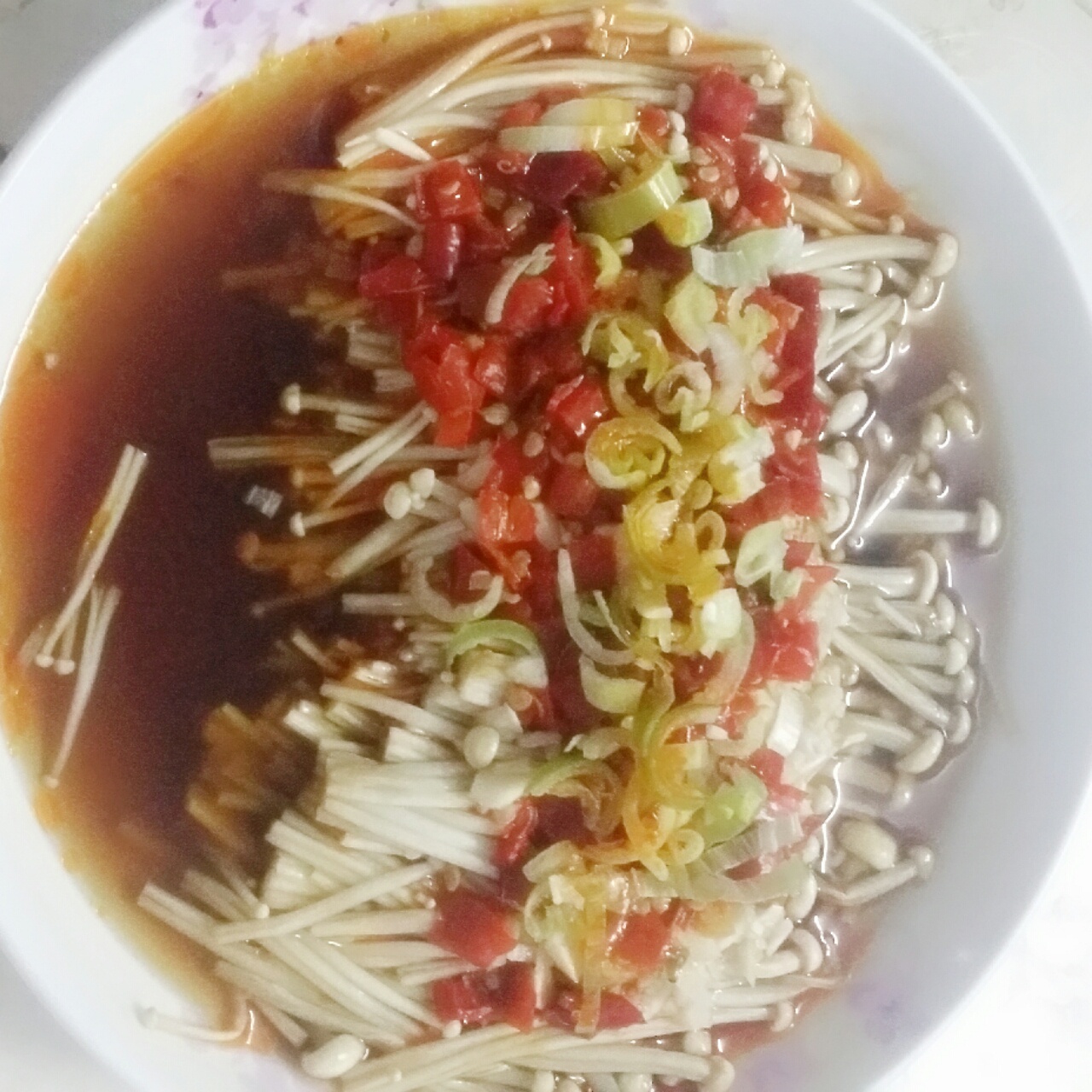 蒜蓉蒸金针菇