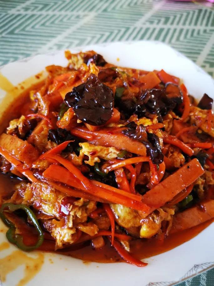 下饭菜鱼香鸡蛋