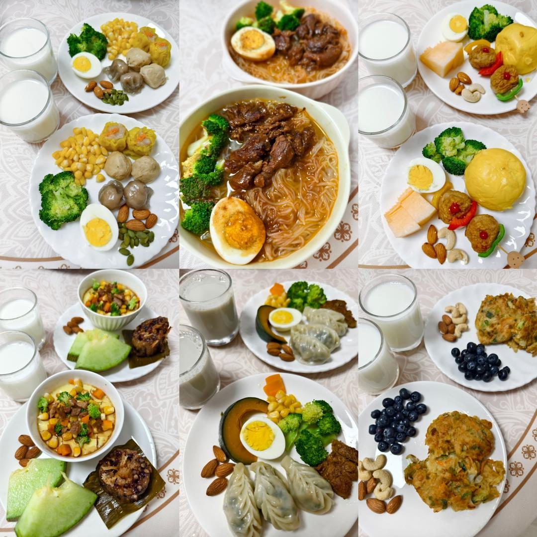小学生一周早餐不重样