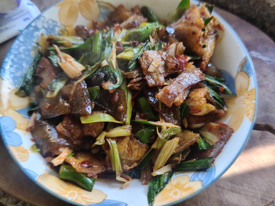 蒜苗回锅肉——经典川菜