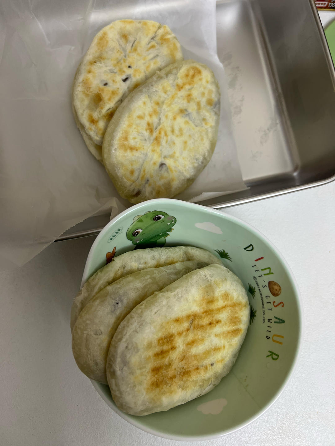 街边印象小吃掉渣红糖酥饼