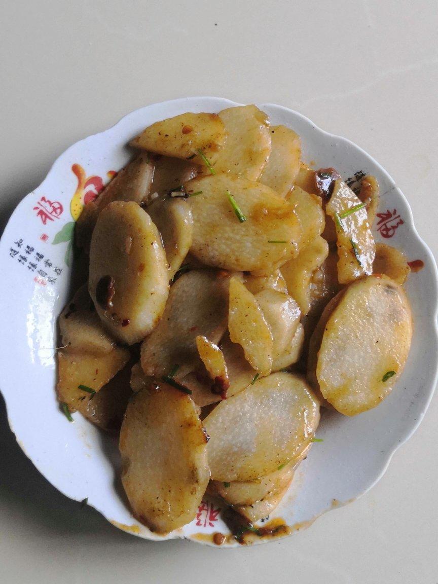老丁的私房菜-清炒山药