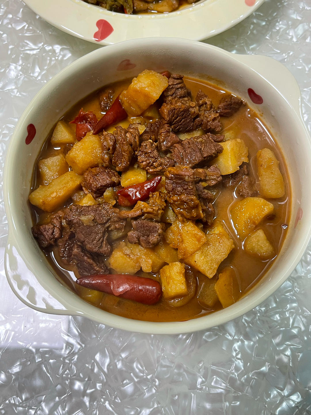 土豆胡萝卜炖牛腩（高压锅版）