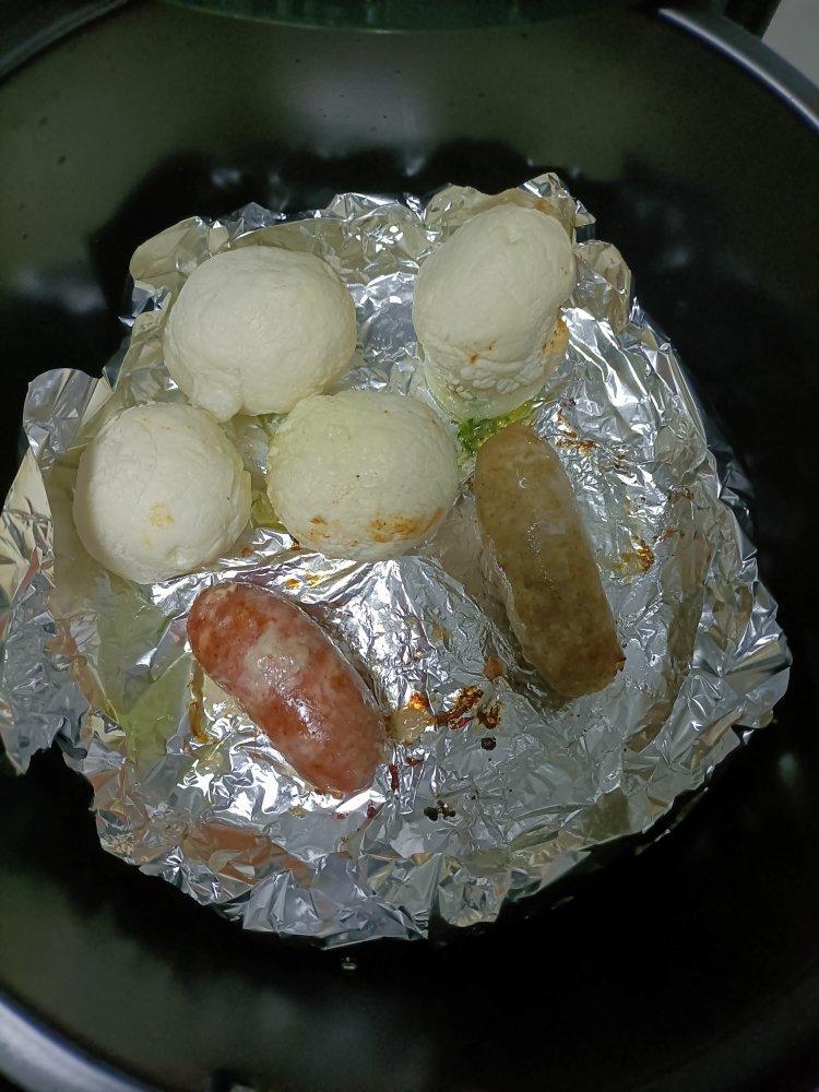 空气炸锅炸汤圆，少油，且不用刷锅刷碗