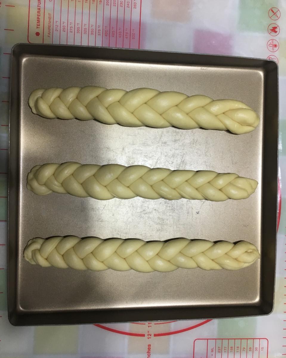 酸奶辫子面包（一次发酵）