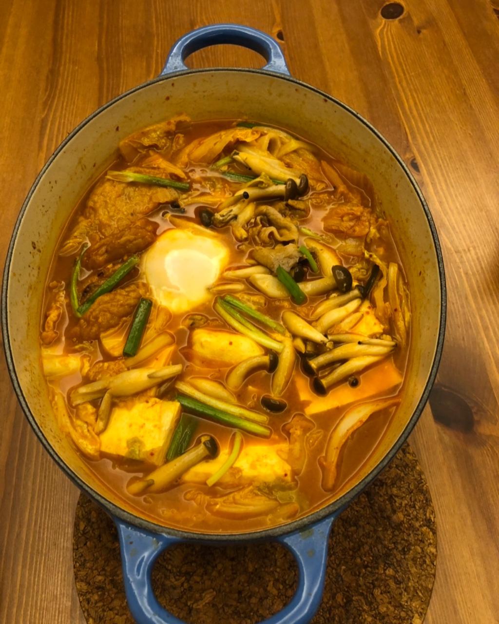 韩式泡菜猪肉锅