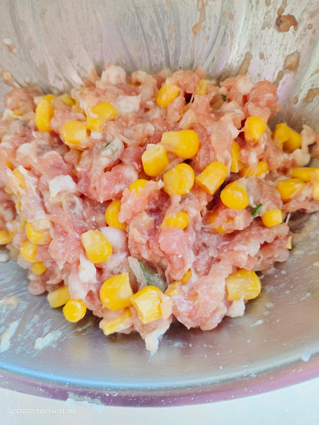 鲜肉虾仁玉米馄饨