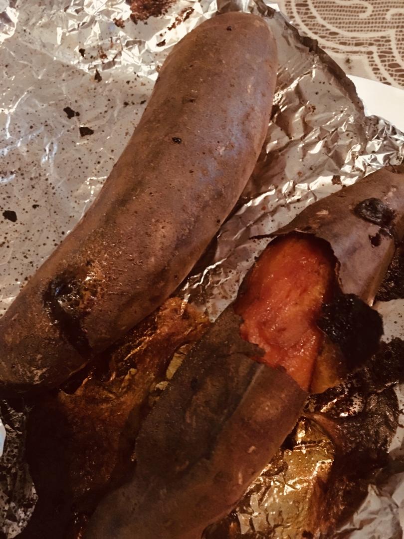 烤箱烤红薯