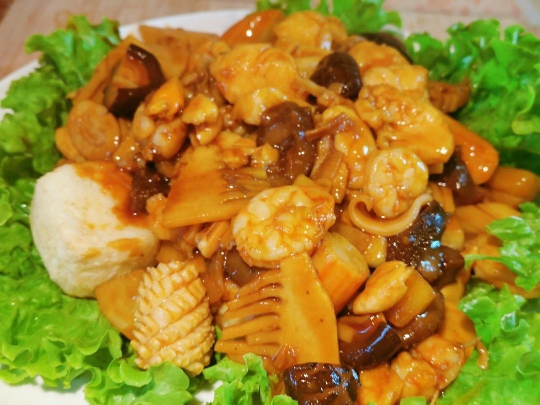 【彼得海鲜】家常菜下饭菜之十全十美八珍豆腐