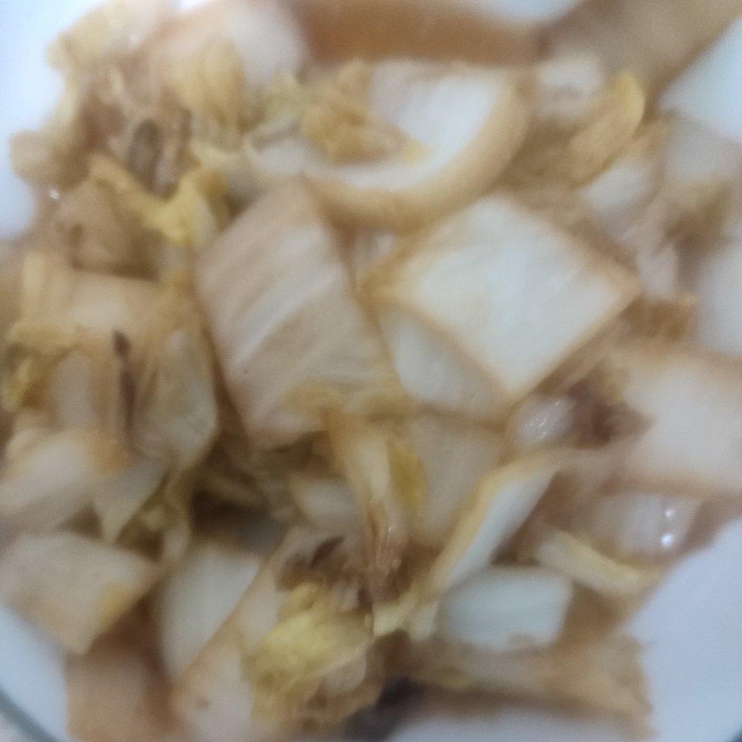 最容易的家常菜之——清炒大白菜