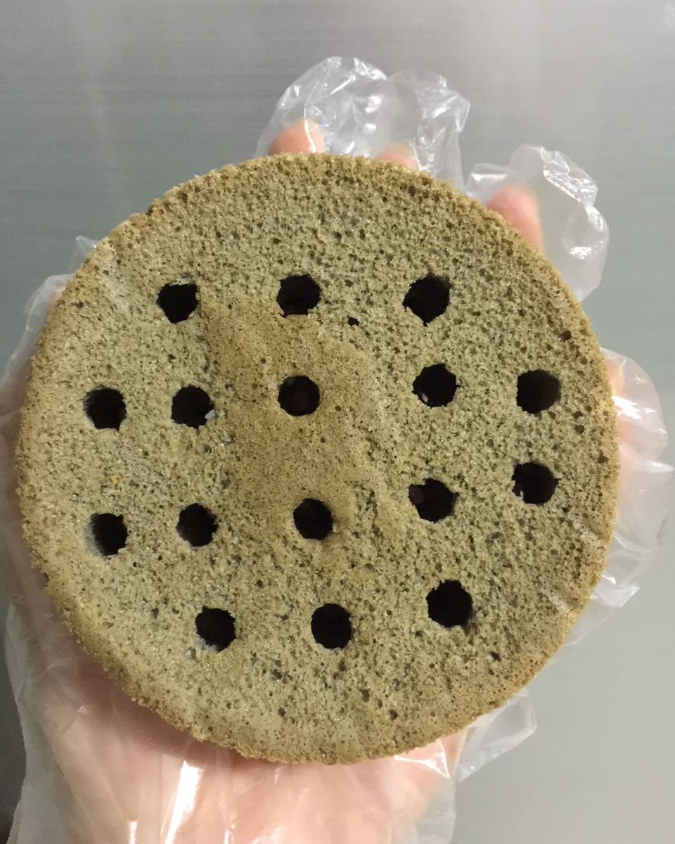 火爆的【蜂窝煤球蛋糕】（戚风蛋糕版）-这个冬天不太冷