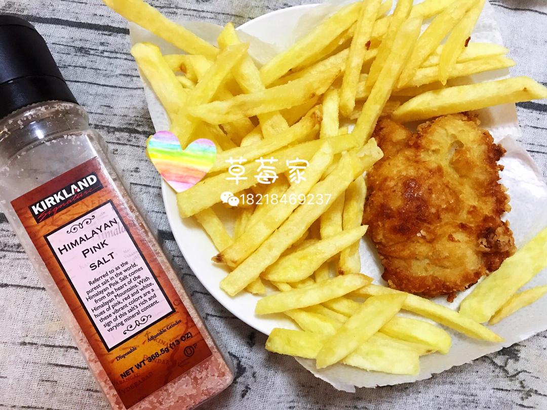 菜鸟的简单好吃的炸薯条