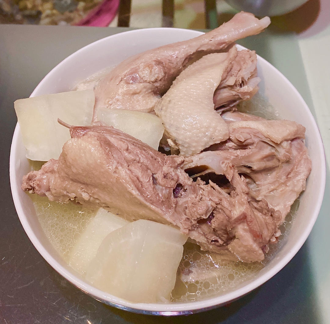 白萝卜鸭汤