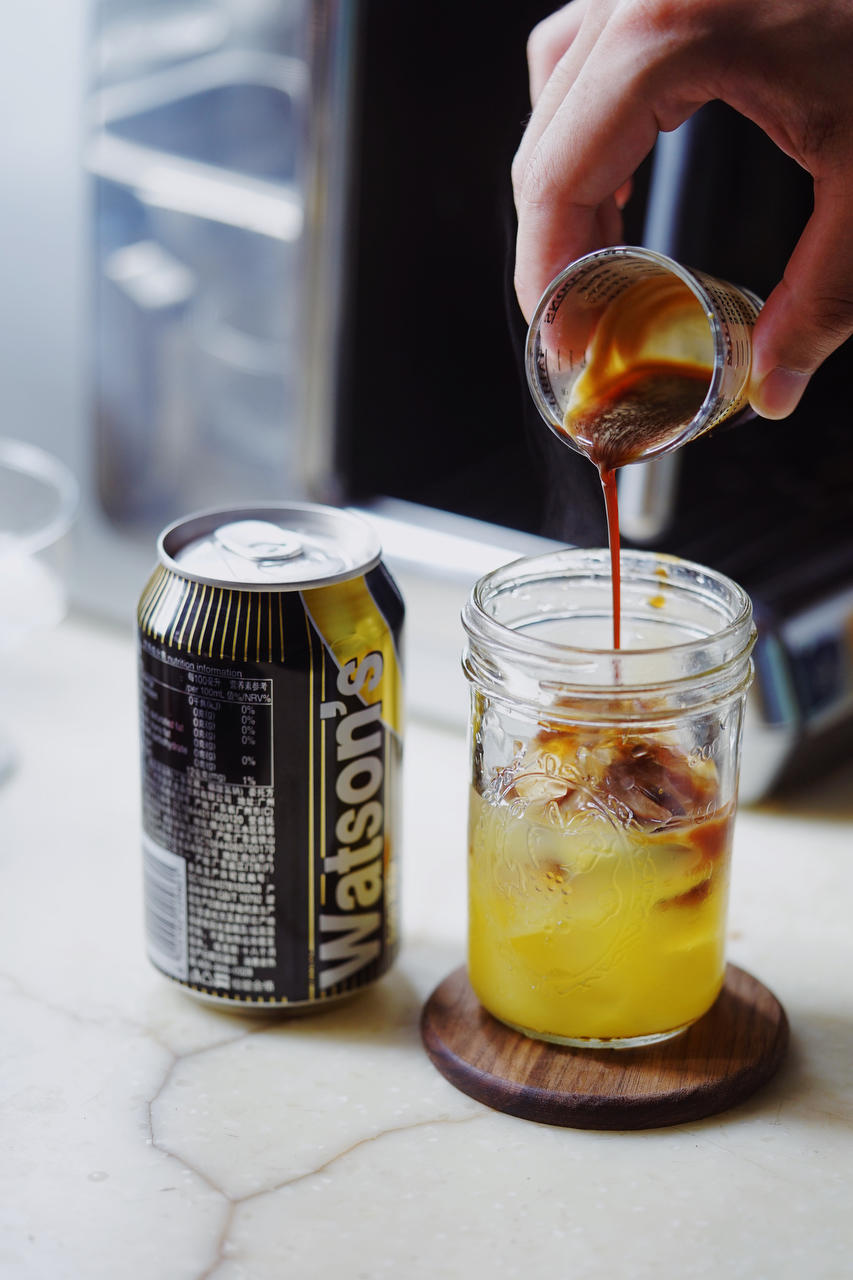 邪恶paopao做的橙香汤力咖啡