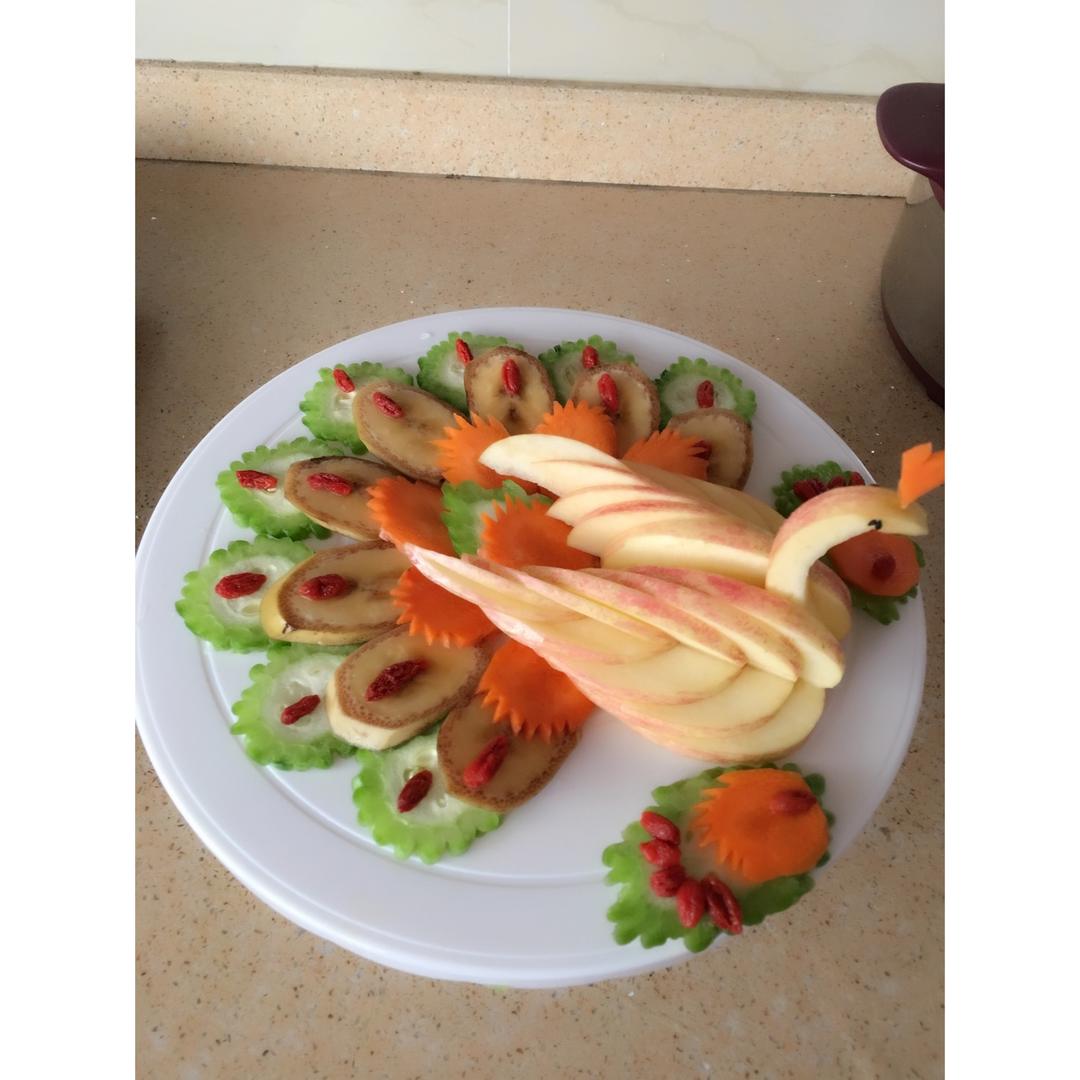 女人心9mv1做的水果拼盘凤凰