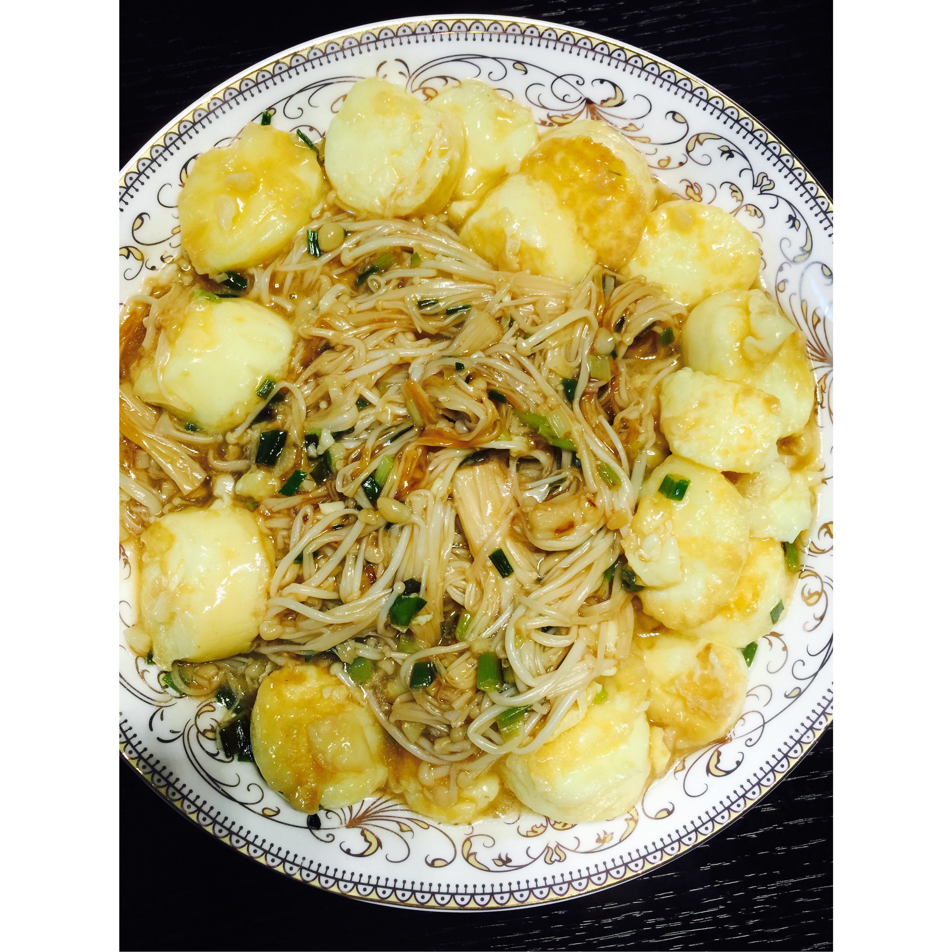超级下饭菜--金针菇日本豆腐