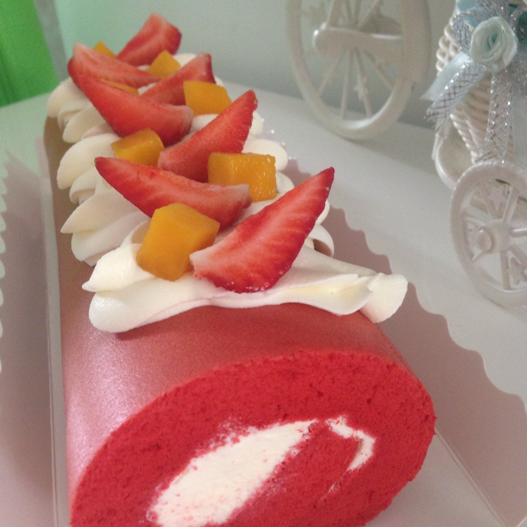 红丝绒戚风蛋糕-精华液版