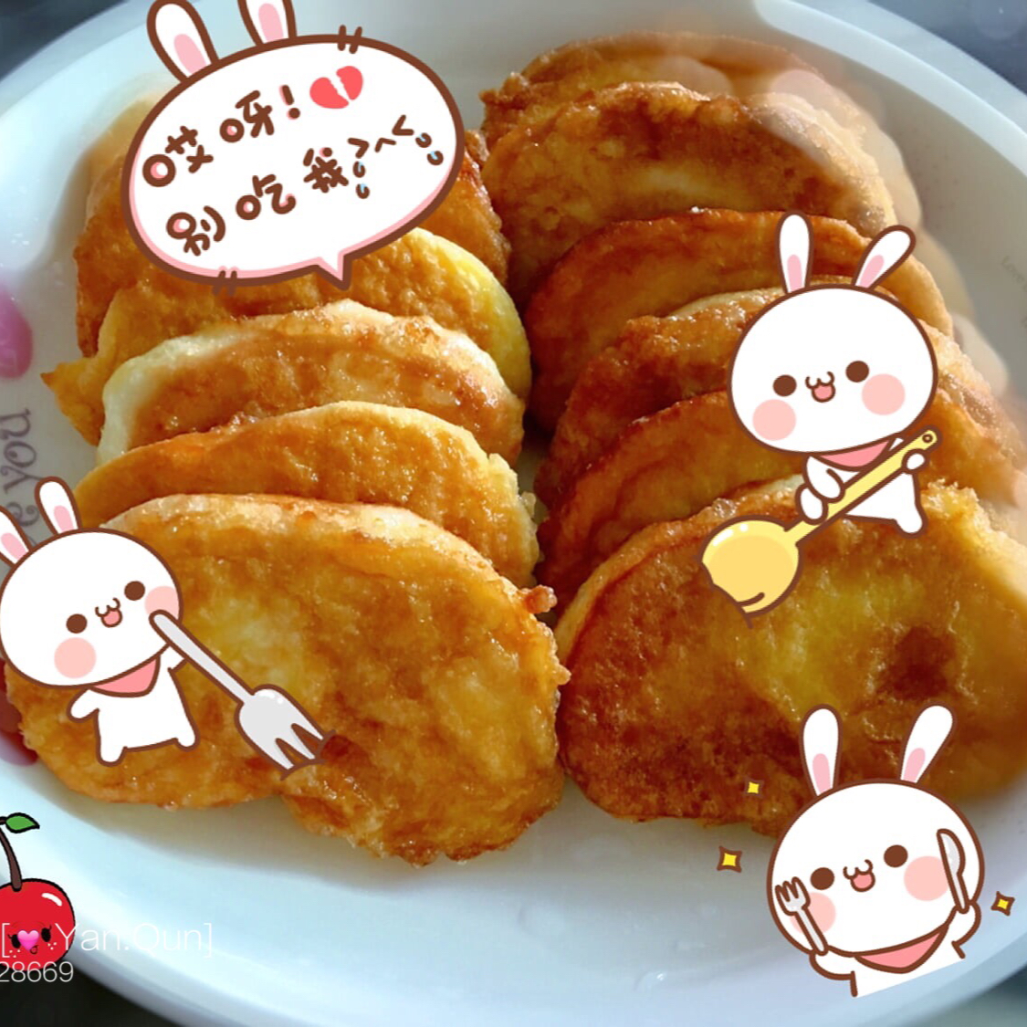 手机用户2996_x9aj做的鸡蛋煎馒头片