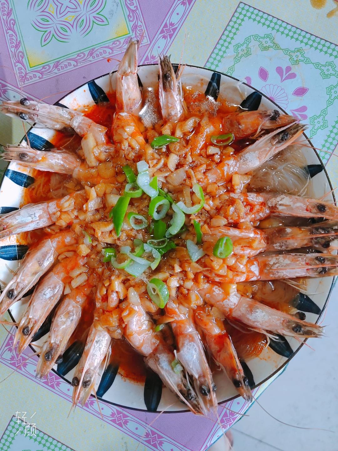 蒜蓉粉丝蒸虾