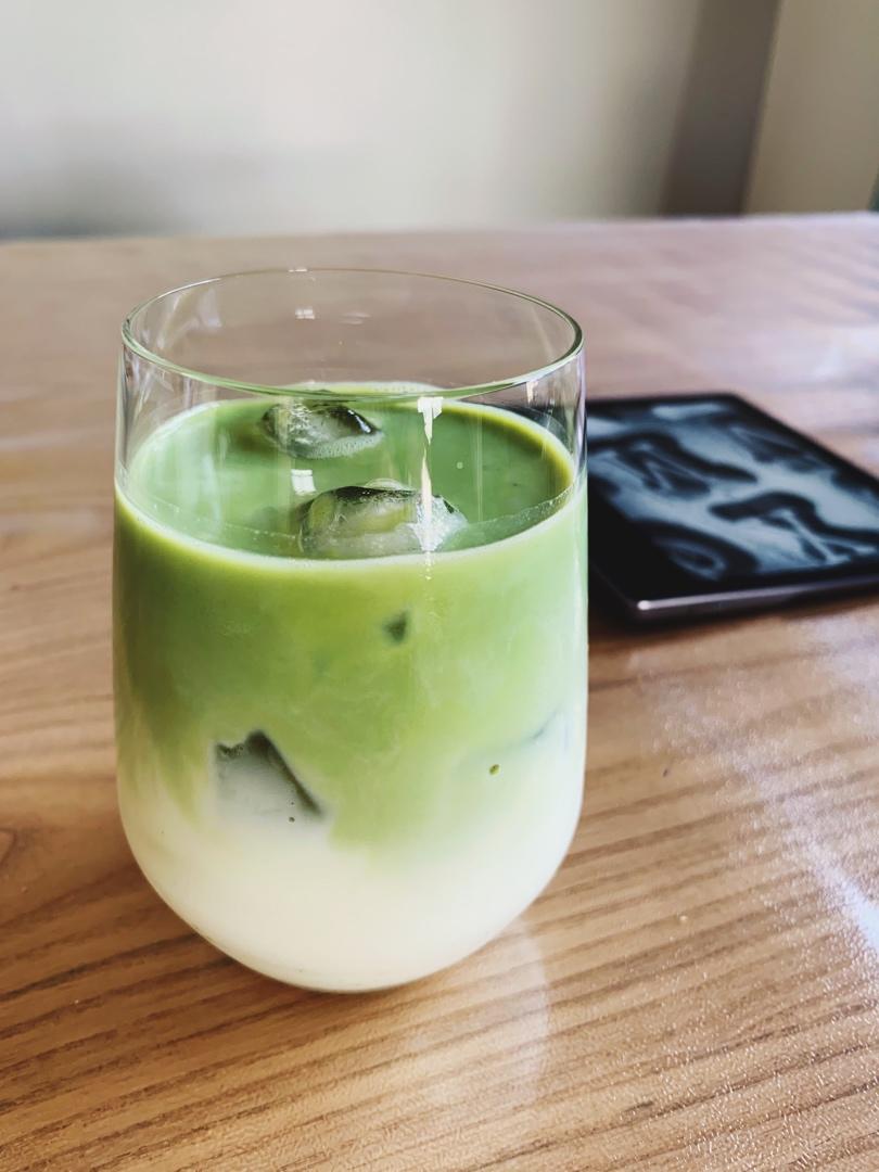 无糖抹茶拿铁