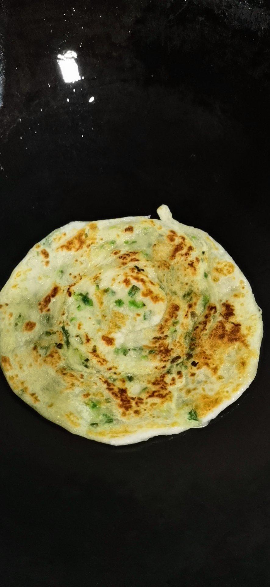 饺子皮葱油饼/手抓饼【饺子皮再利用