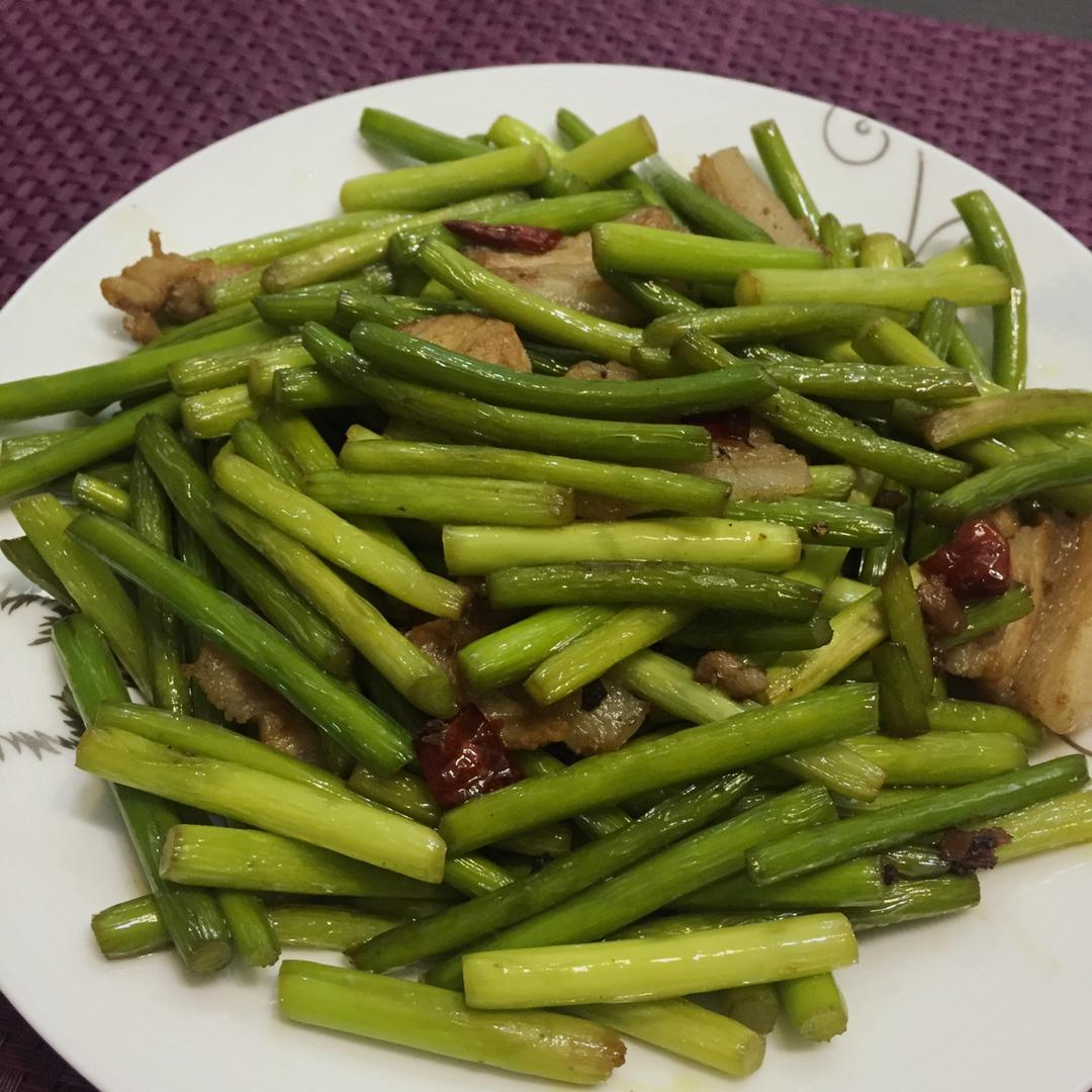 蒜薹炒肉丝