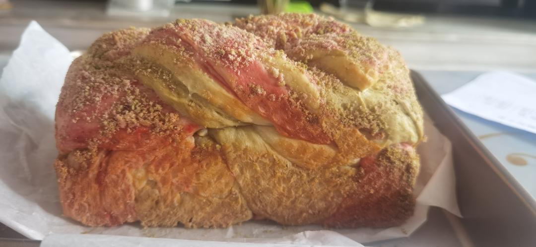 莫奈花园吐司｜附四股辫编法