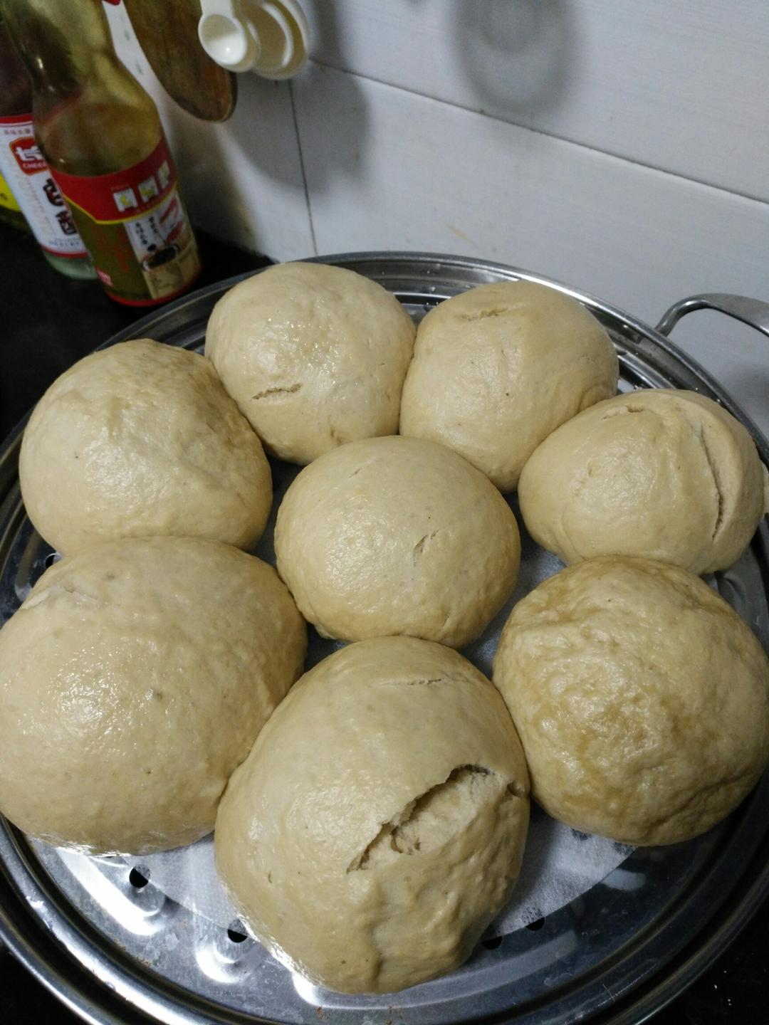 有着面包口感的红糖馒头（一次发酵）